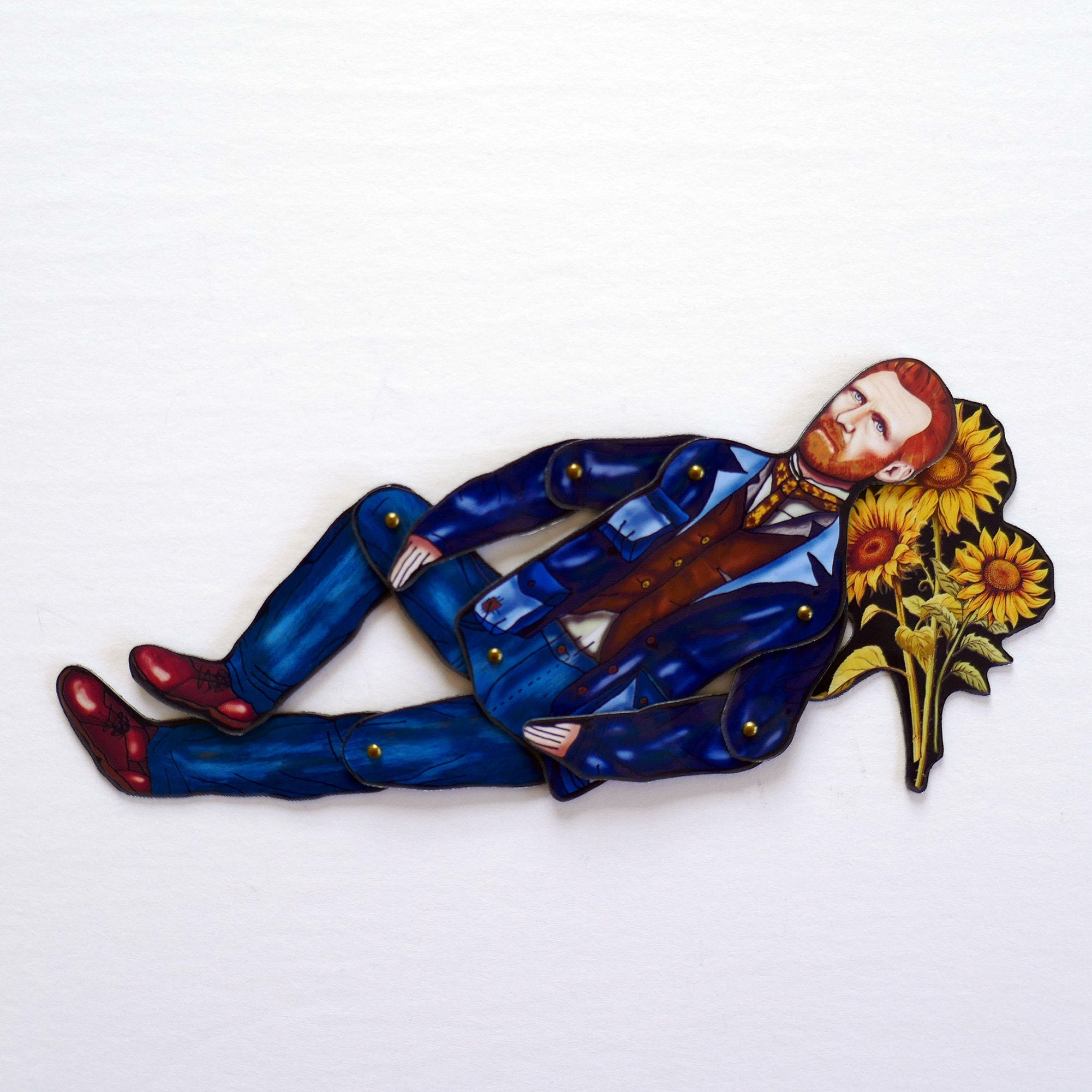 Articulated Van Gogh Magnet Doll | Iconic Artist Decor