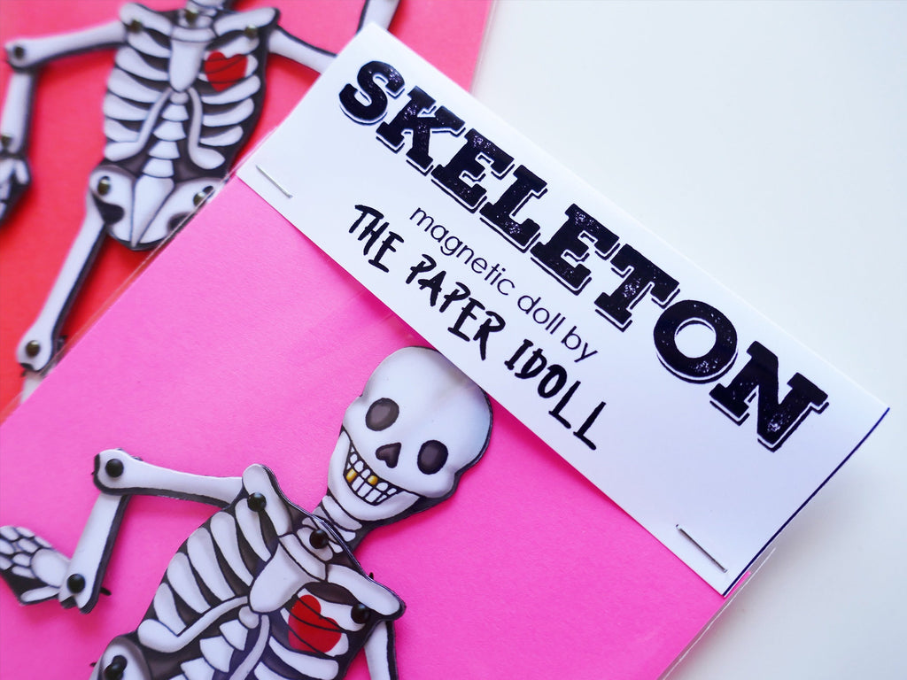 Articulated Magnet Skeleton: Halloween Posable Doll