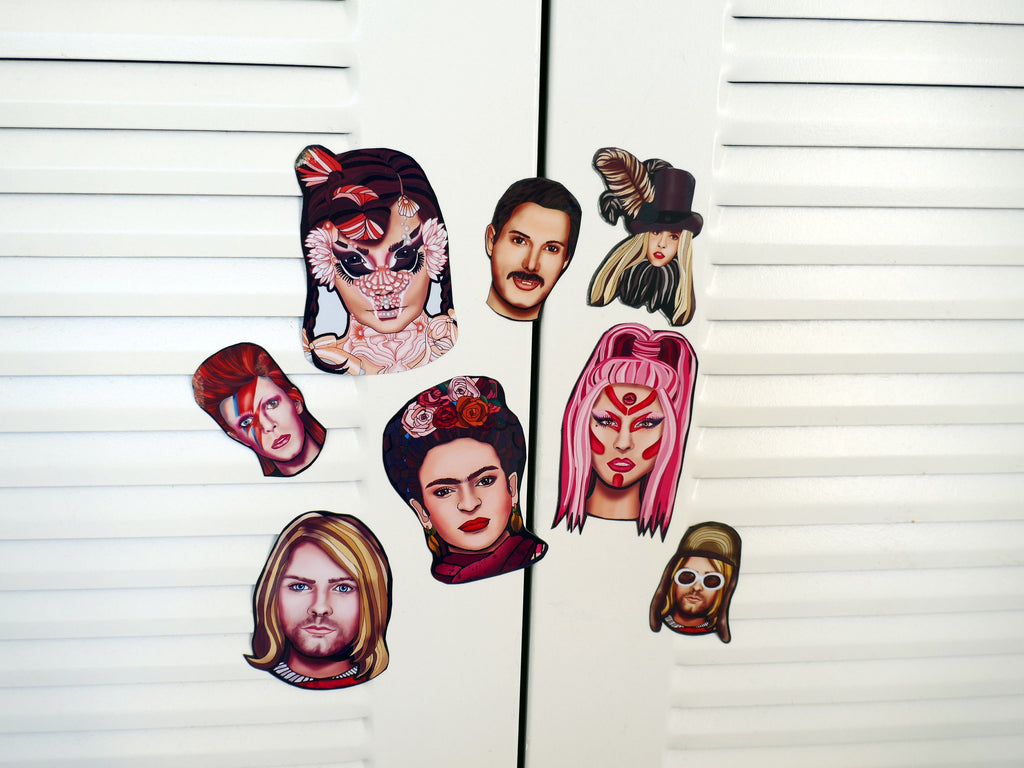 Rock Goddess Refrigerator Magnet | 80s Music, USA Made