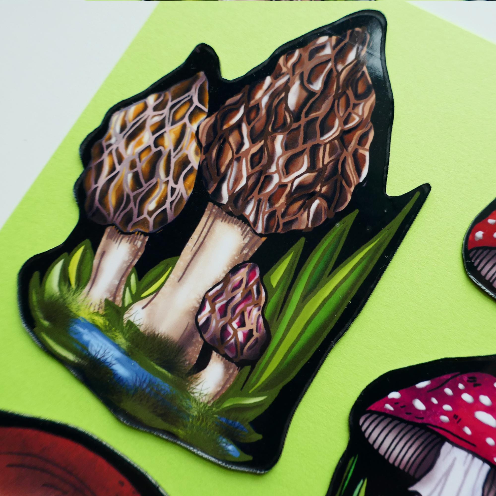 Mushroom Magnet Set: Witchcraft Fairy Forest Decor.