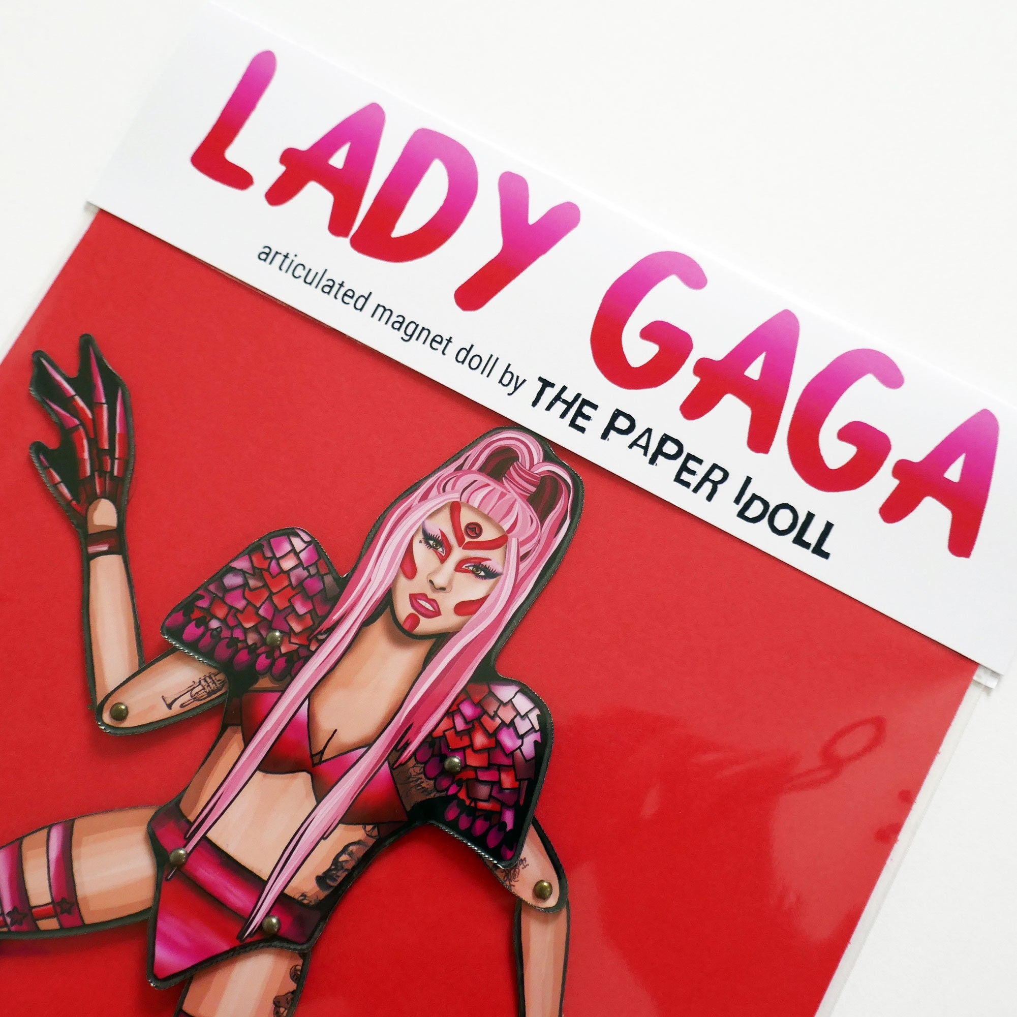 Articulated Magnet Doll Pop Art Icon | Iconic pop singer-inspired refrigerator magnet | Music-themed home decor | Chromatica