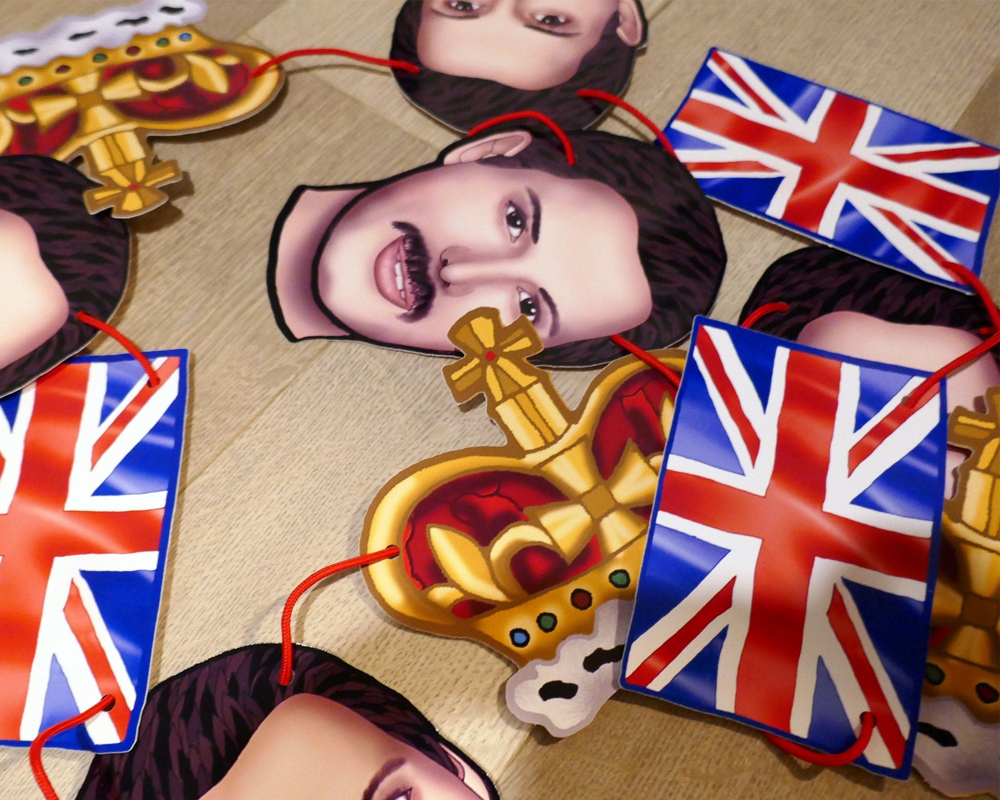 British Rockstar Garland | 80s Music Party Decorations