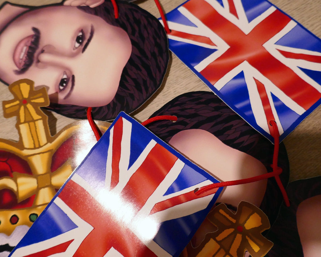 British Rockstar Garland | 80s Music Party Decorations