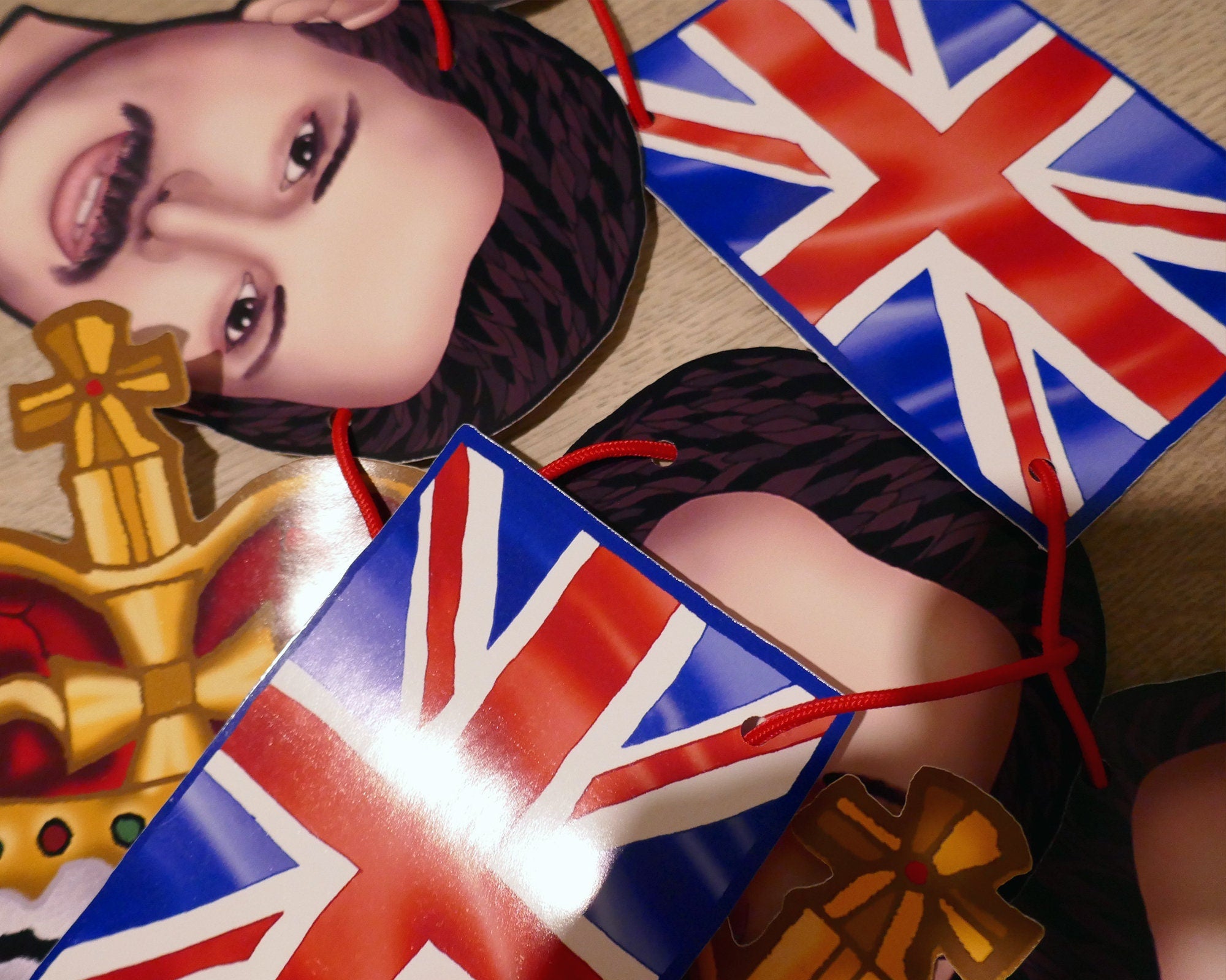 British Rockstar Garland | 80s Music Party Decorations