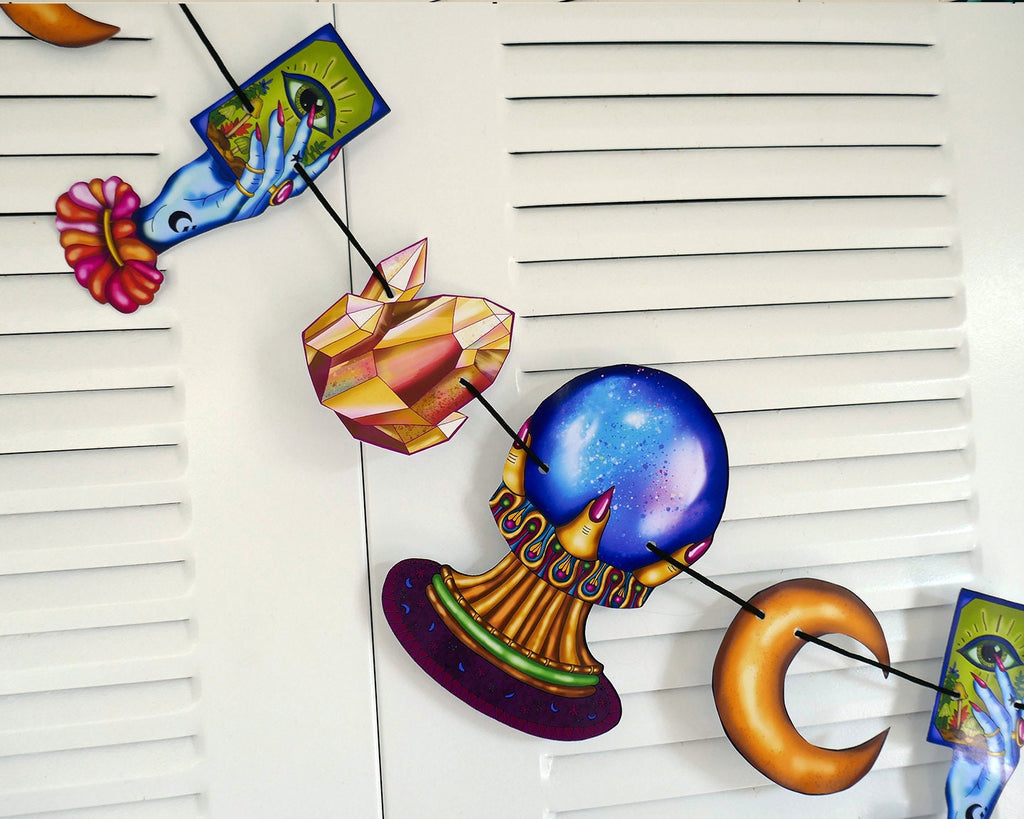 Witchcraft Garland: Witchy Vibes Halloween Party Decor