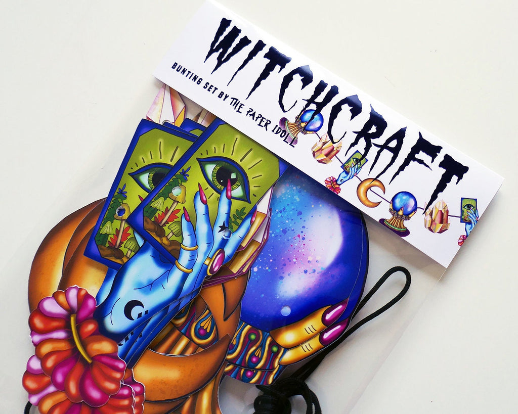 Witchcraft Garland: Witchy Vibes Halloween Party Decor