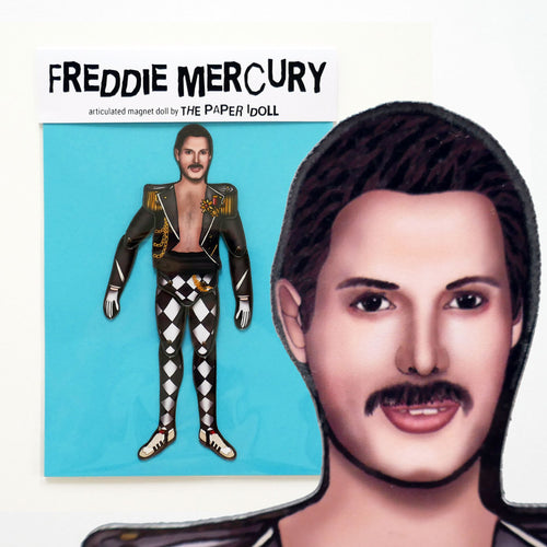 Articulated Freddie Mercury Magnet Doll | Music Lover Decor