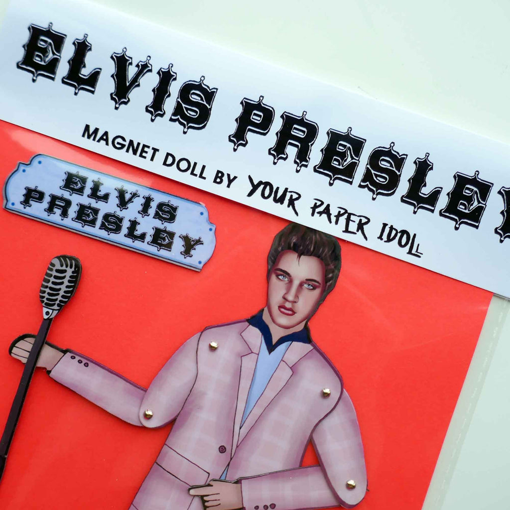 Articulated Magnet Doll: Rock Legend, Music Lover Gift