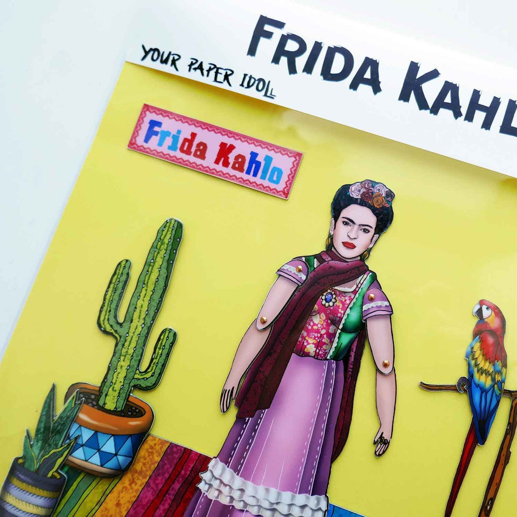 Mexican Painter Magnet Set | Interactive Paper Doll, Art Lover Gift