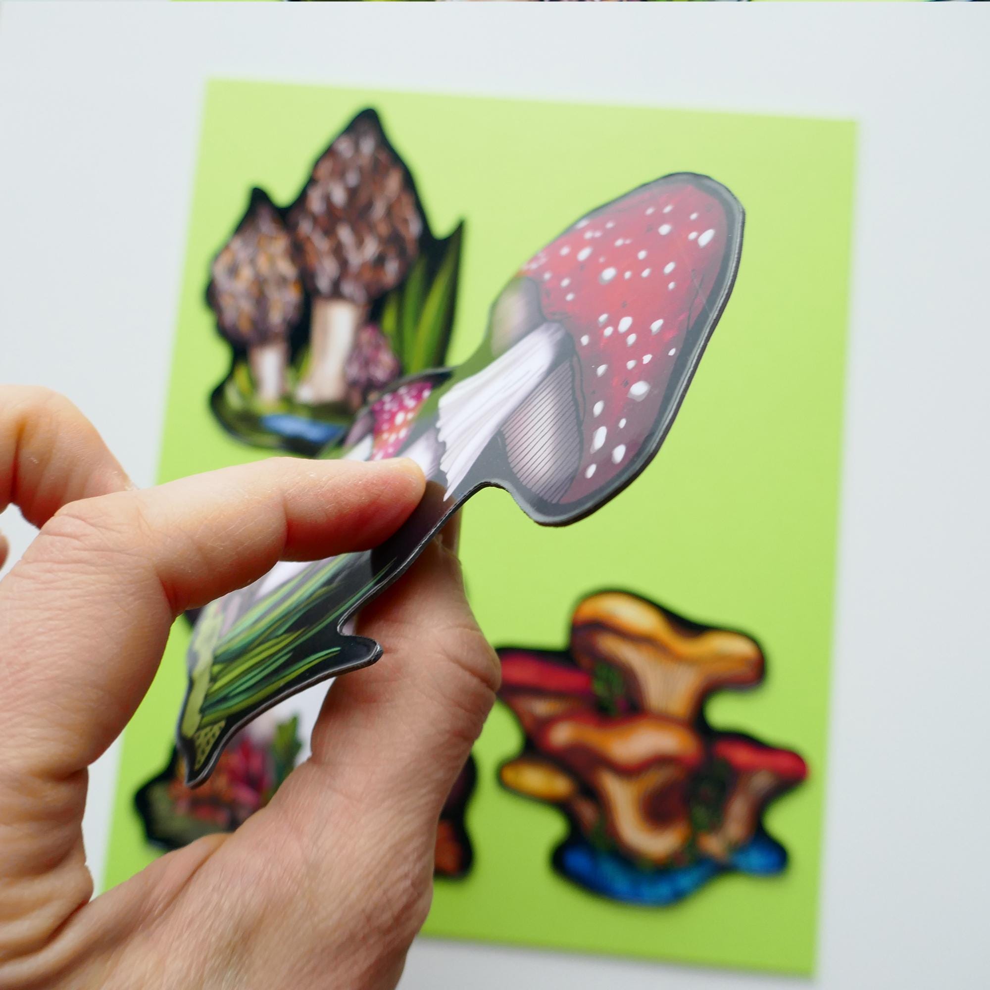 Mushroom Magnet Set: Witchcraft Fairy Forest Decor.
