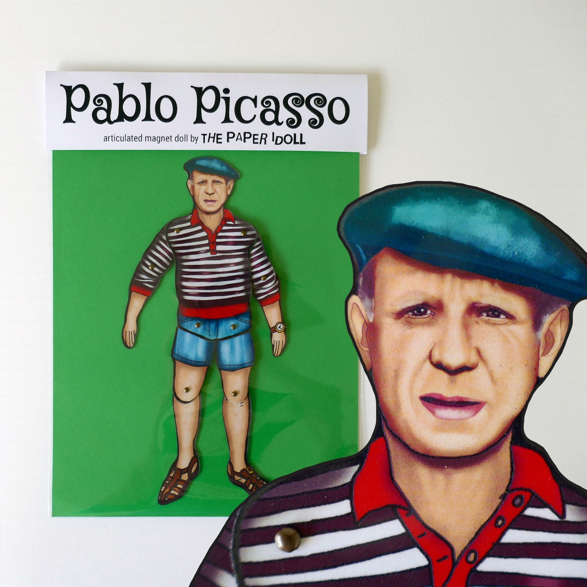 Articulated Picasso Magnet Doll | Modern Art Home Decor