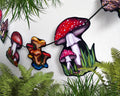 Mushroom Trail Garland: Enchanted Forest Party Decor