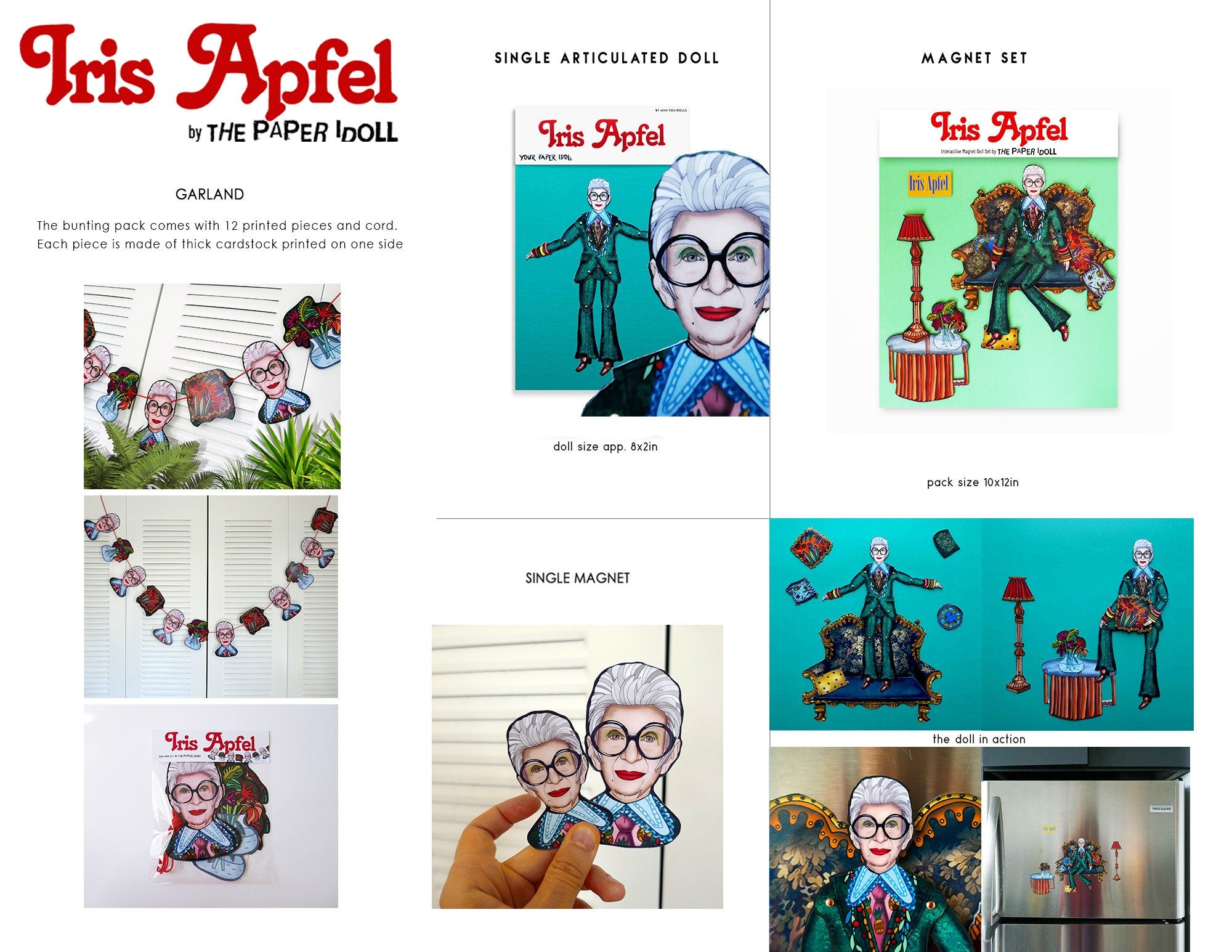 Fashion Icon Garland | Legendary Artist-Inspired Bunting