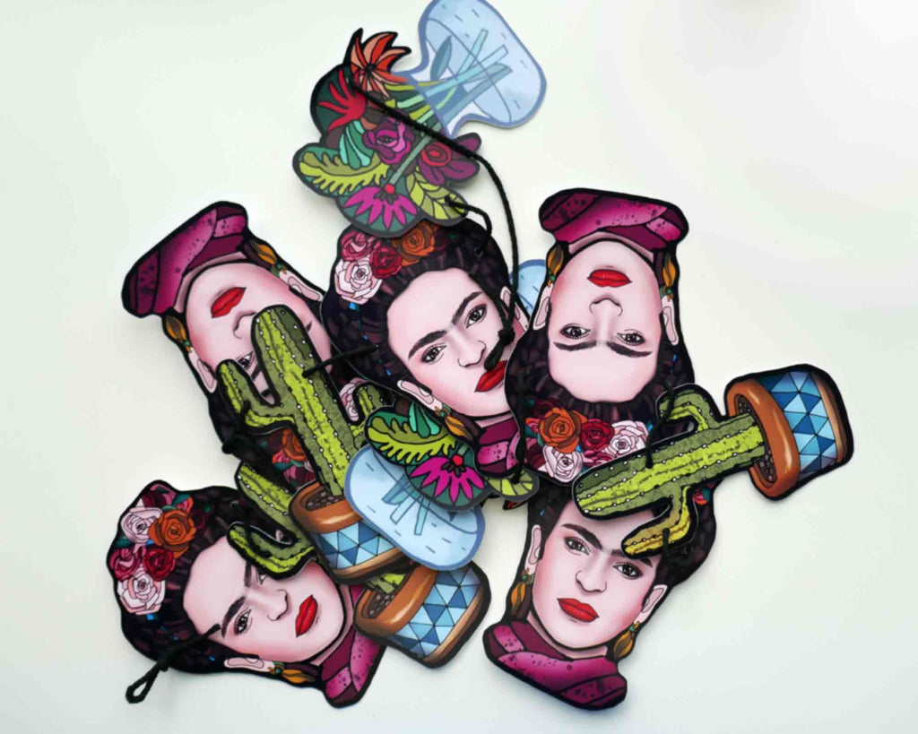 Mexican Artist Garland | Frida, Cacti, and Bouquet Bunting