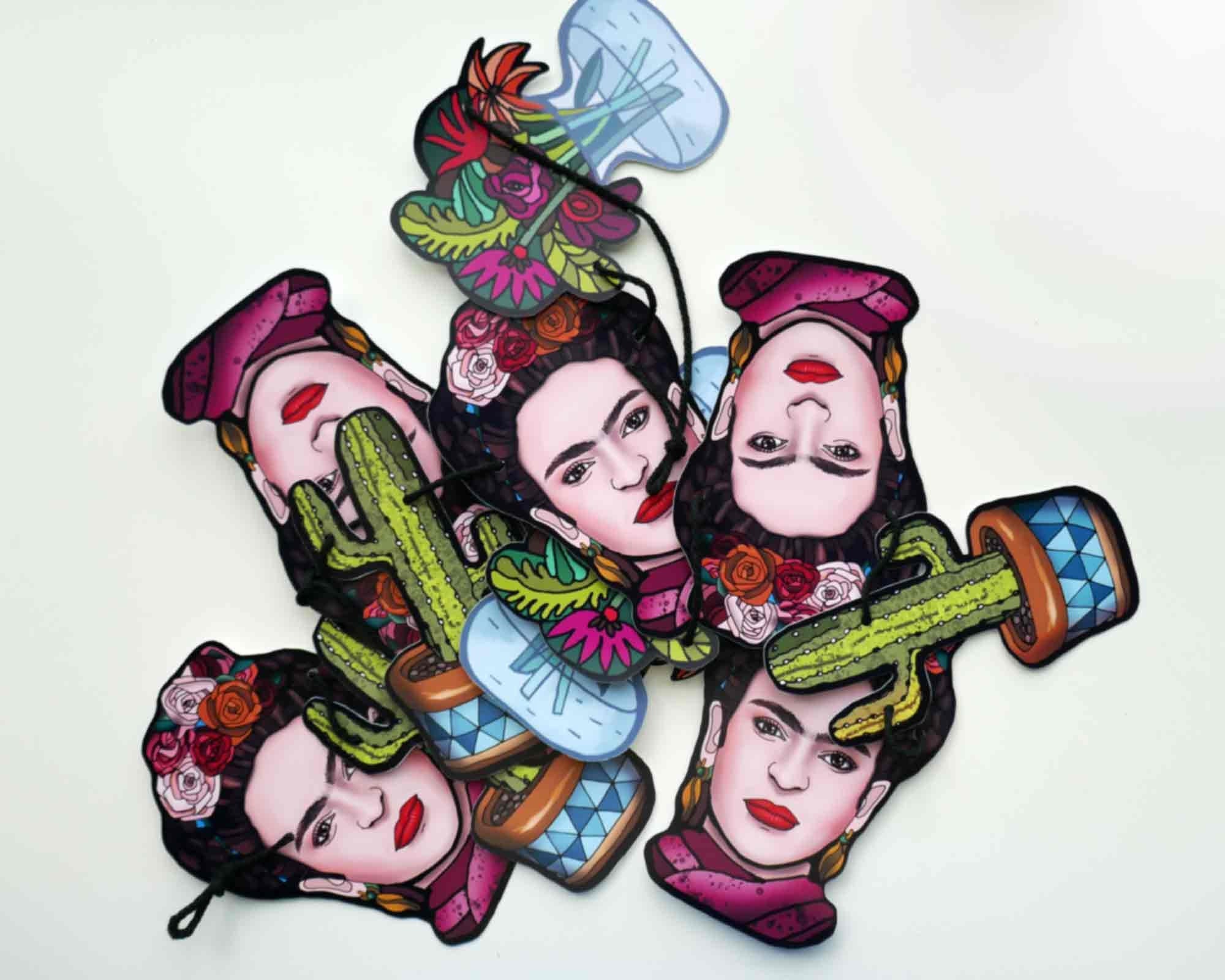 Mexican Artist Garland | Frida, Cacti, and Bouquet Bunting