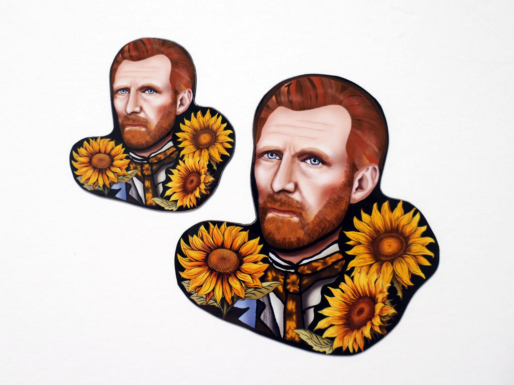 Refrigerator Magnet Vincent Van Vogh Dutch Post-Impressionist | Iconic artist-inspired magnet | modern artist