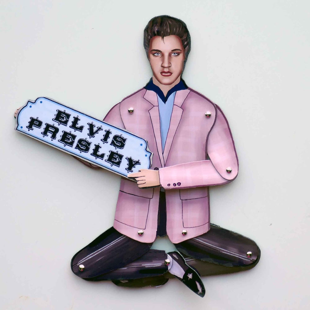 Articulated Magnet Doll: Rock Legend, Music Lover Gift