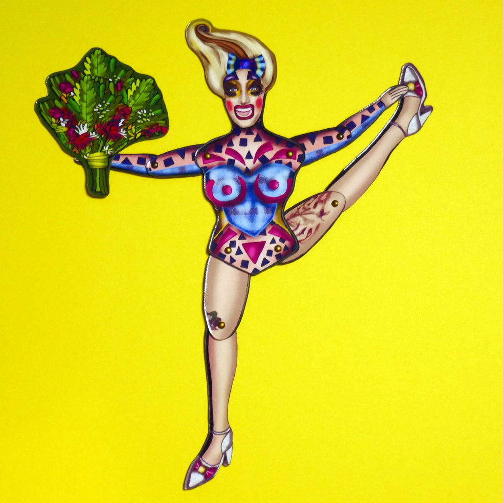 Interactive Magnet Set Cherdonna, Iconic Seattle queer performance artist
