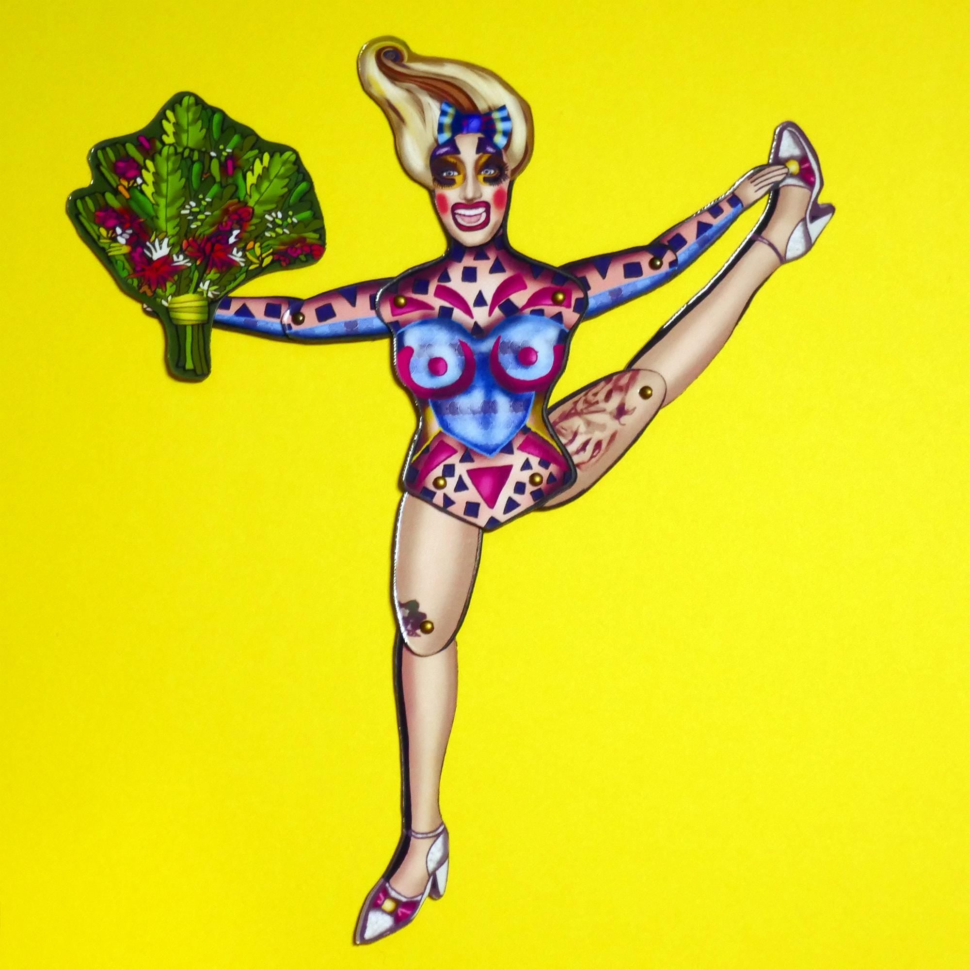 Interactive Magnet Set Cherdonna, Iconic Seattle queer performance artist