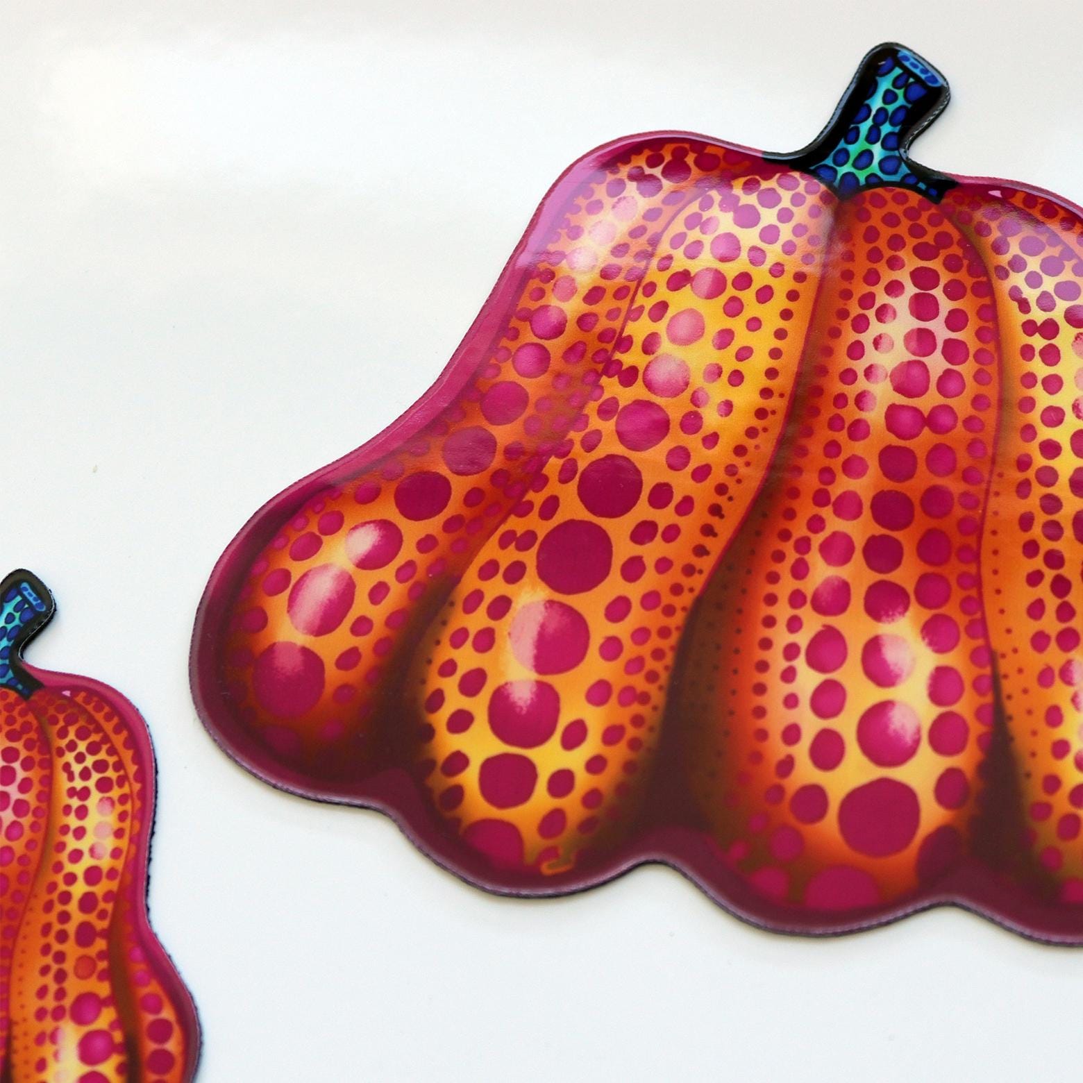 Dancing Pumpkins magnet set Kusama Inspired