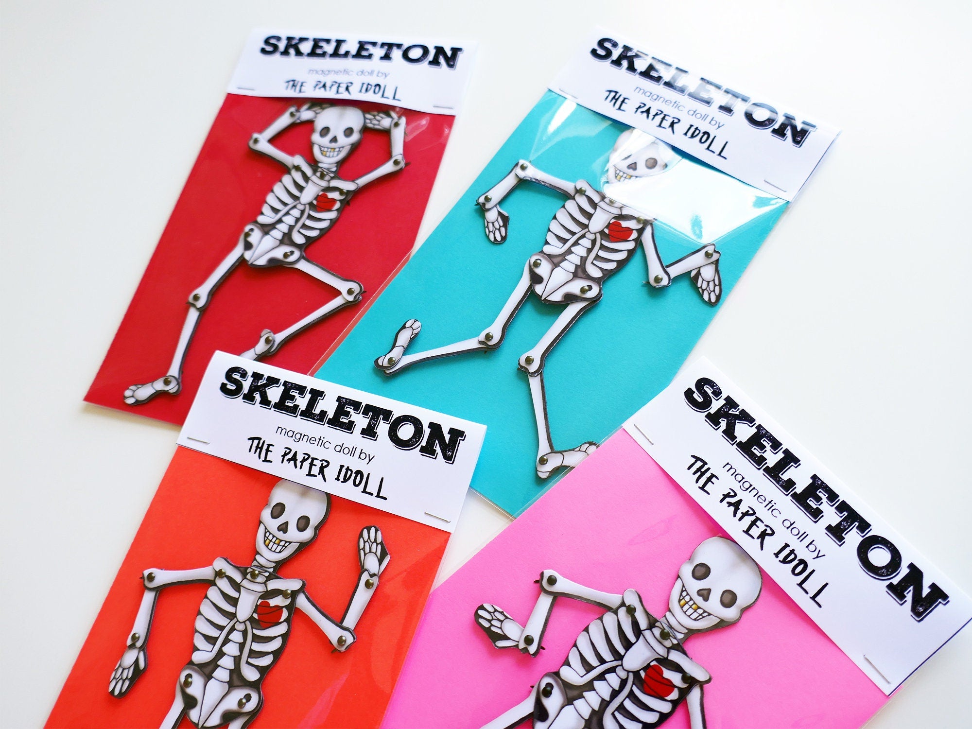 Articulated Magnet Skeleton: Halloween Posable Doll
