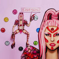 Interactive Magnet Set/Doll Pop Art Icon | Iconic pop singer-inspired refrigerator magnet | Music-themed home decor | Chromatica