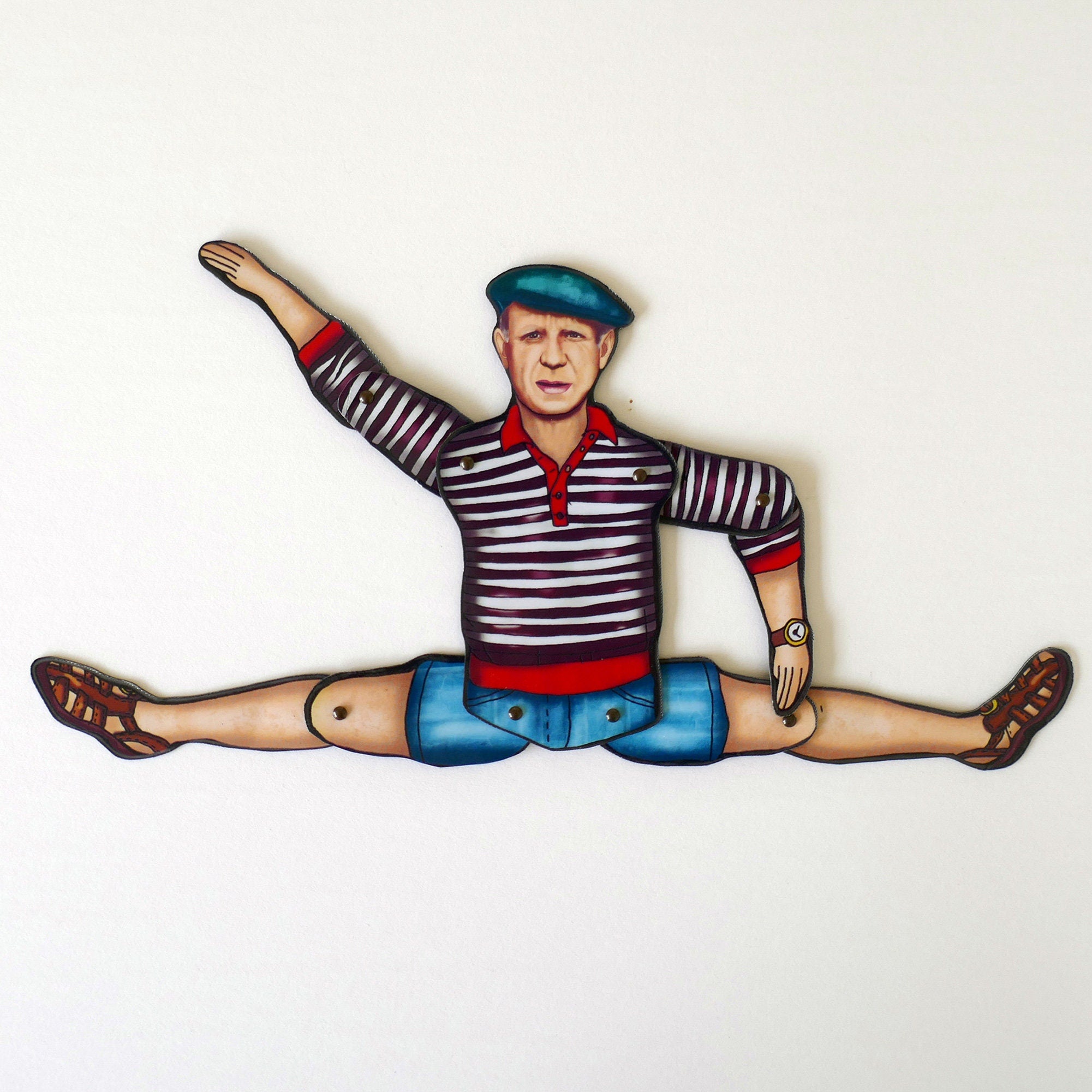 Articulated Picasso Magnet Doll | Modern Art Home Decor