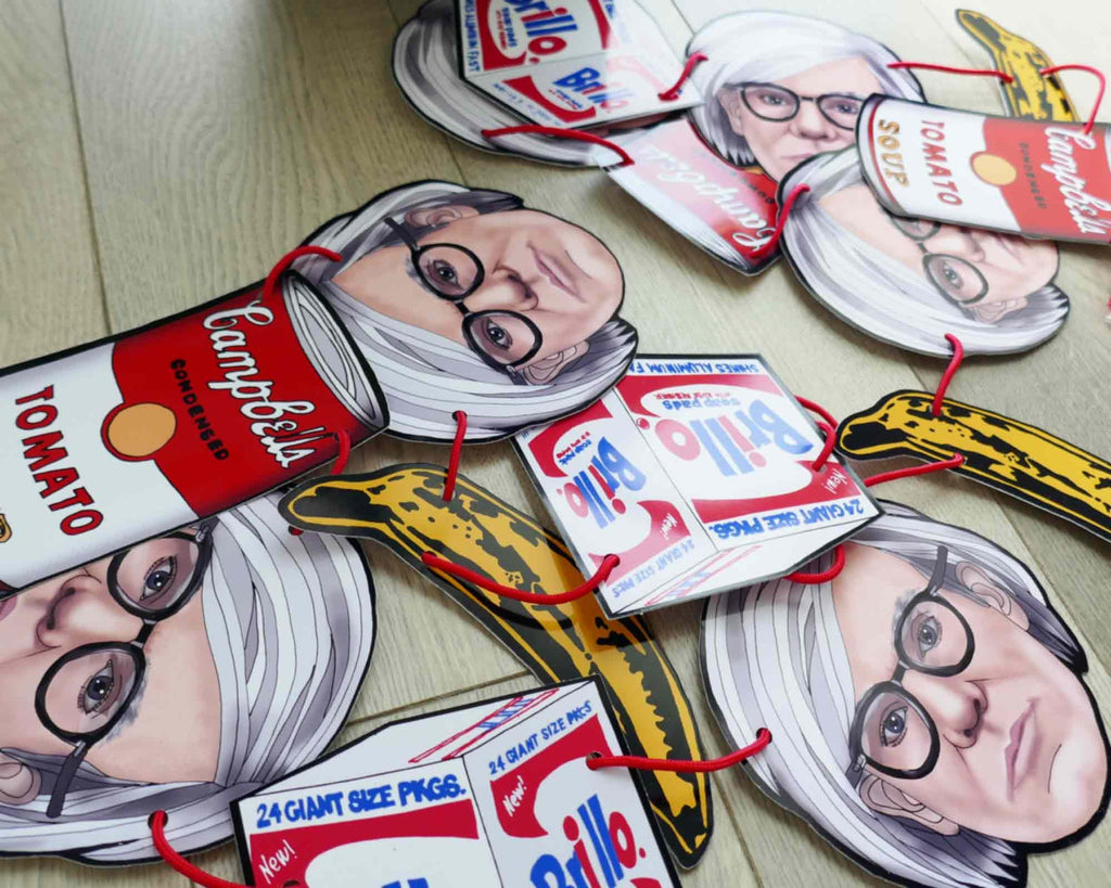 Pop Art Artist Garland: 60s Style Party Decor