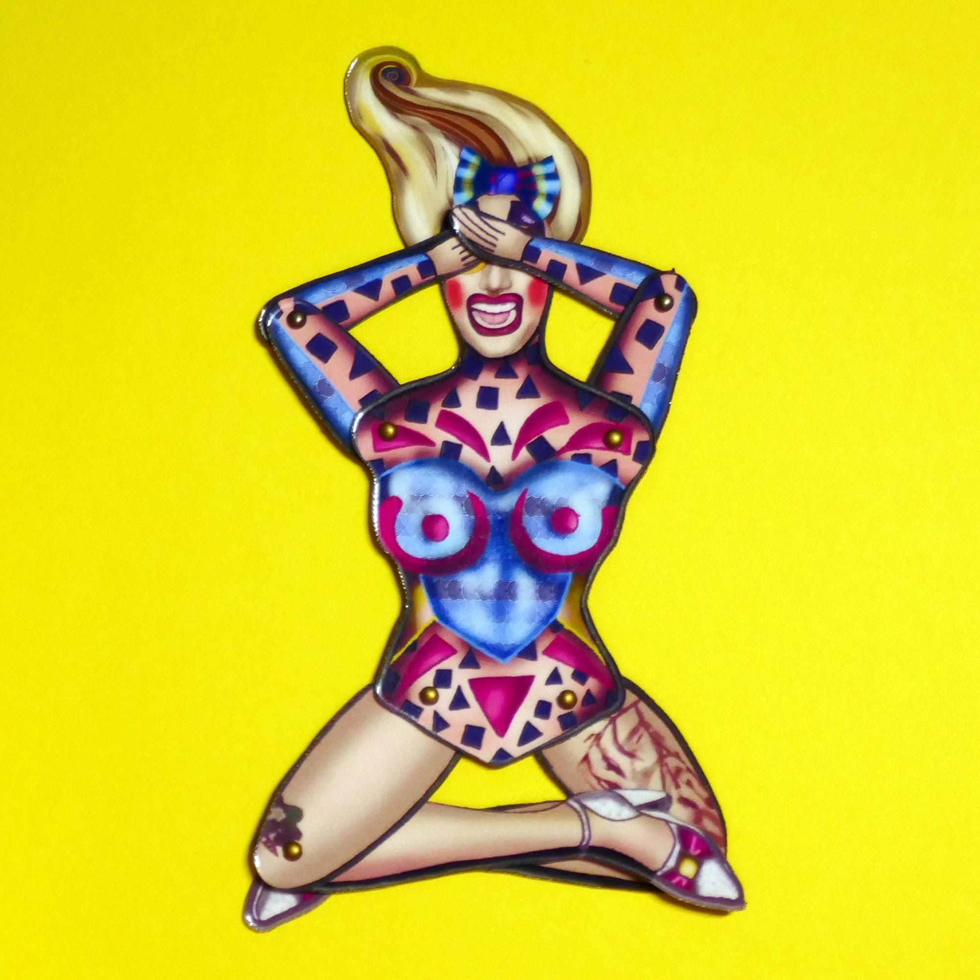 Interactive Magnet Set Cherdonna, Iconic Seattle queer performance artist