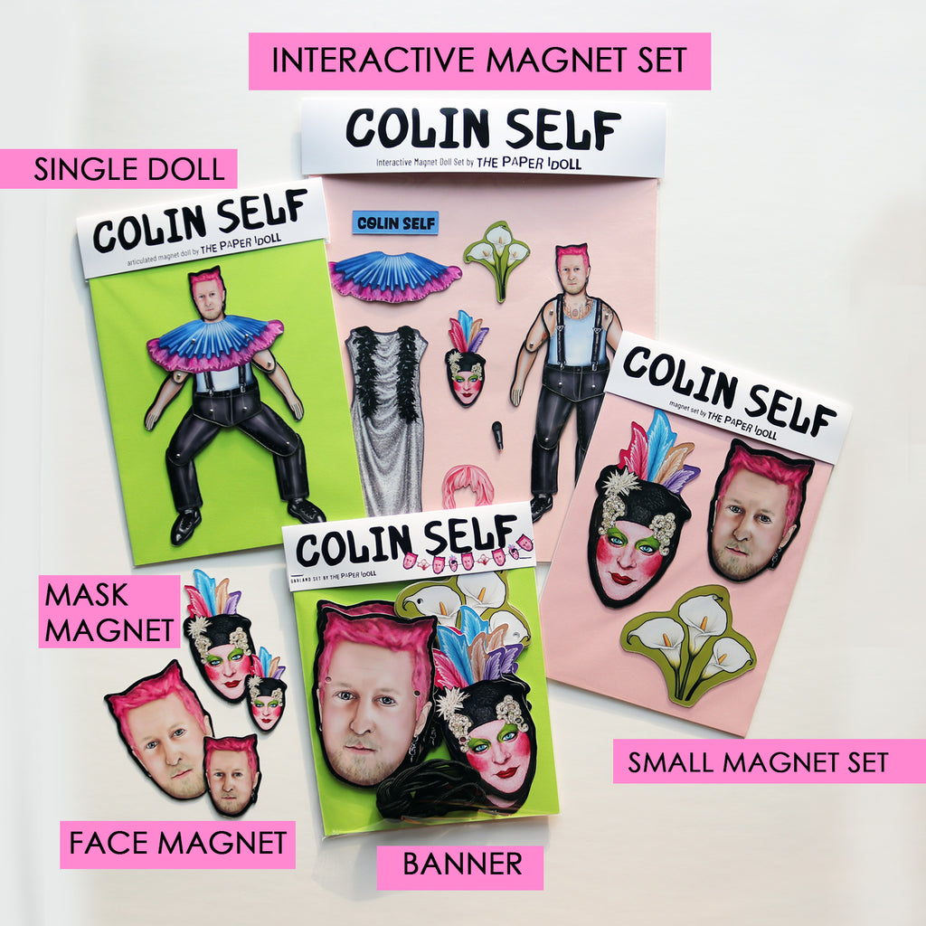 Colin Self - Interactive Magnet Set/Single Doll/Banner/Single Magnets