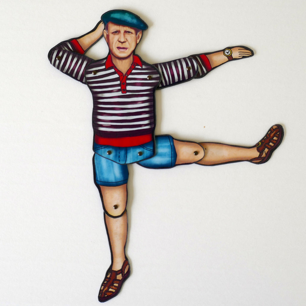 Articulated Picasso Magnet Doll | Modern Art Home Decor