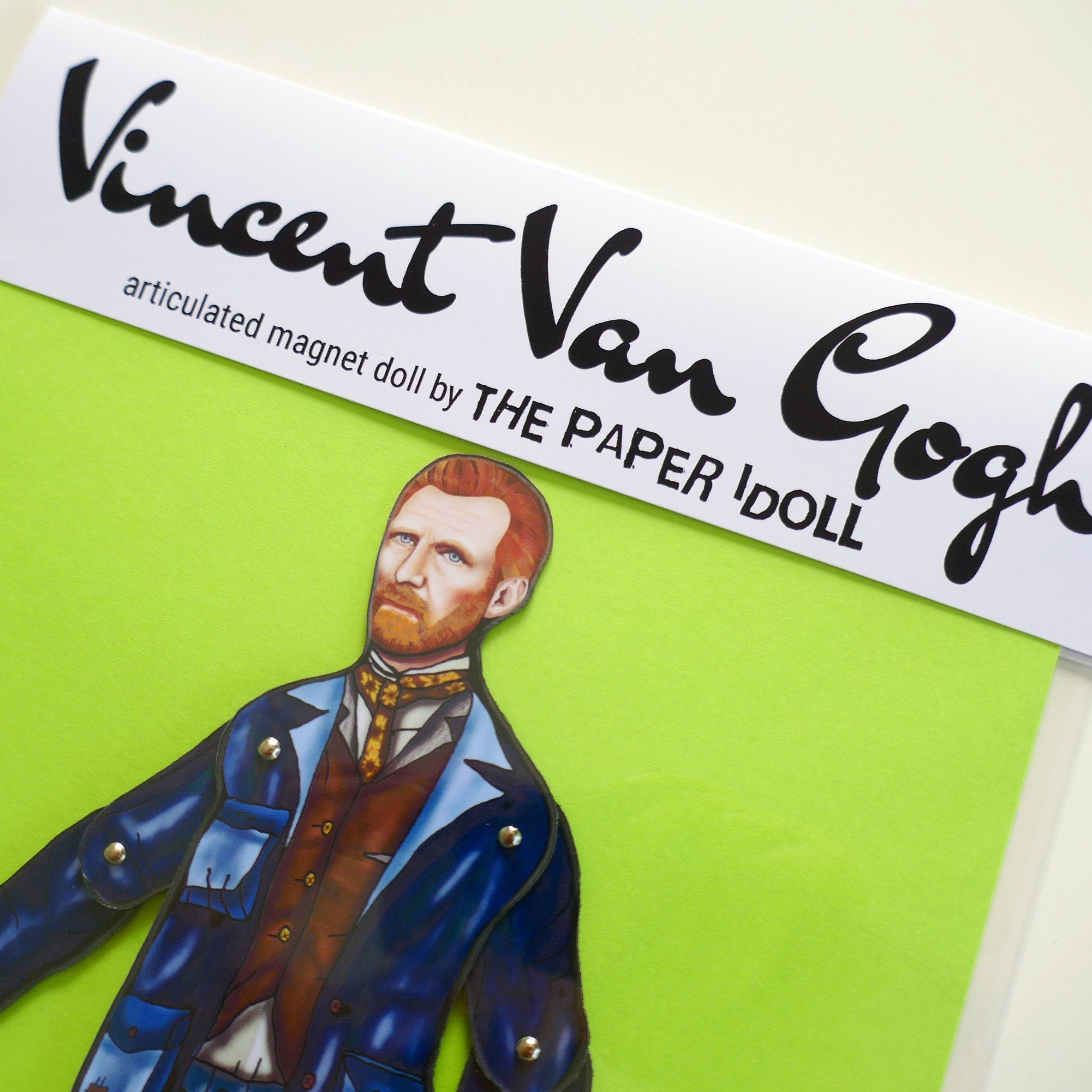 Articulated Van Gogh Magnet Doll | Iconic Artist Decor