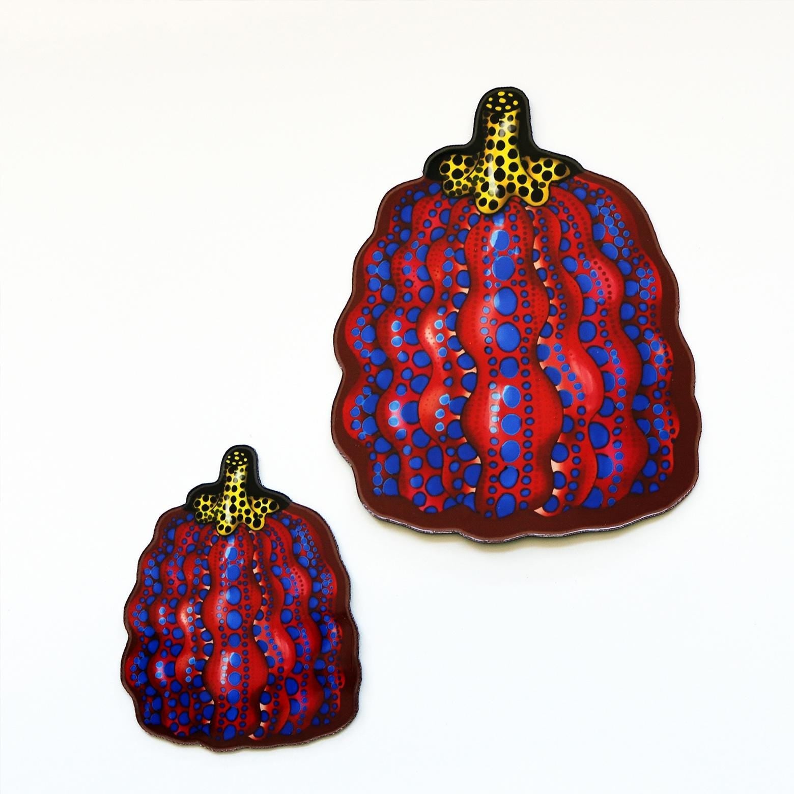 Dancing Pumpkins magnet set Kusama Inspired
