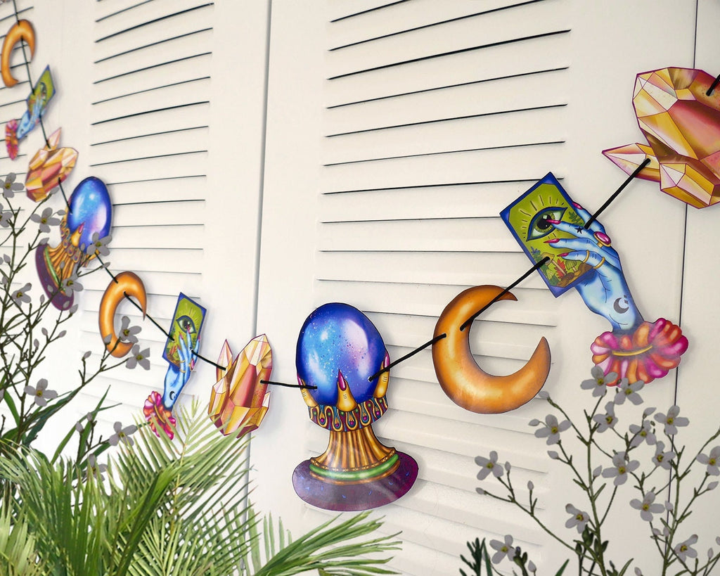 Witchcraft Garland: Witchy Vibes Halloween Party Decor