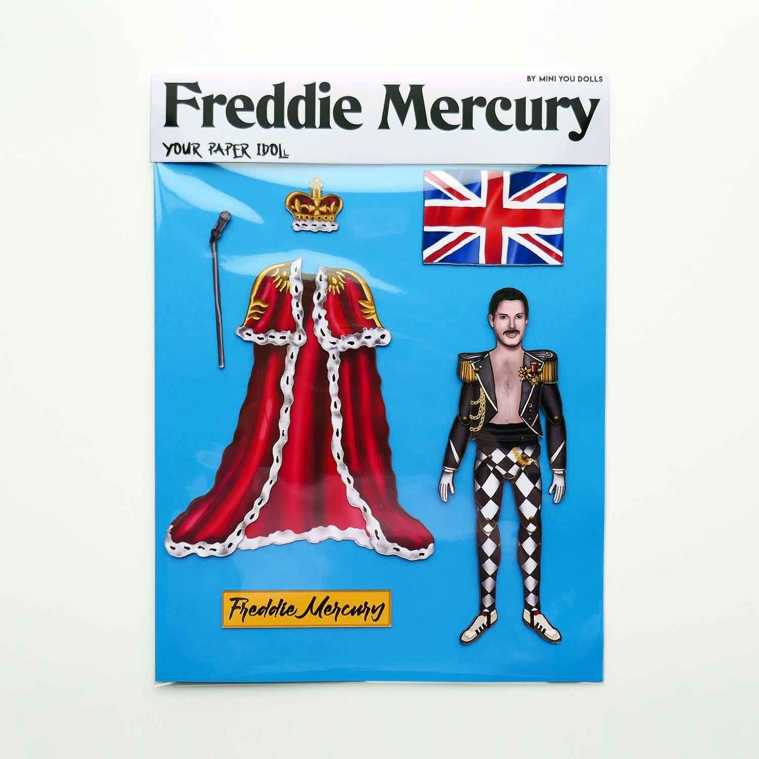 Articulated Freddie Mercury Magnet Doll | Music Lover Decor