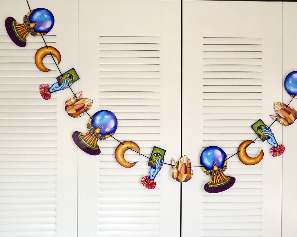 Witchcraft Garland: Witchy Vibes Halloween Party Decor