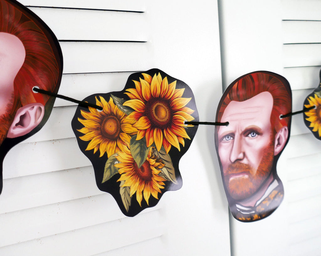 Van Gogh Garland | Dutch Post-Impressionist Art Party Bunting