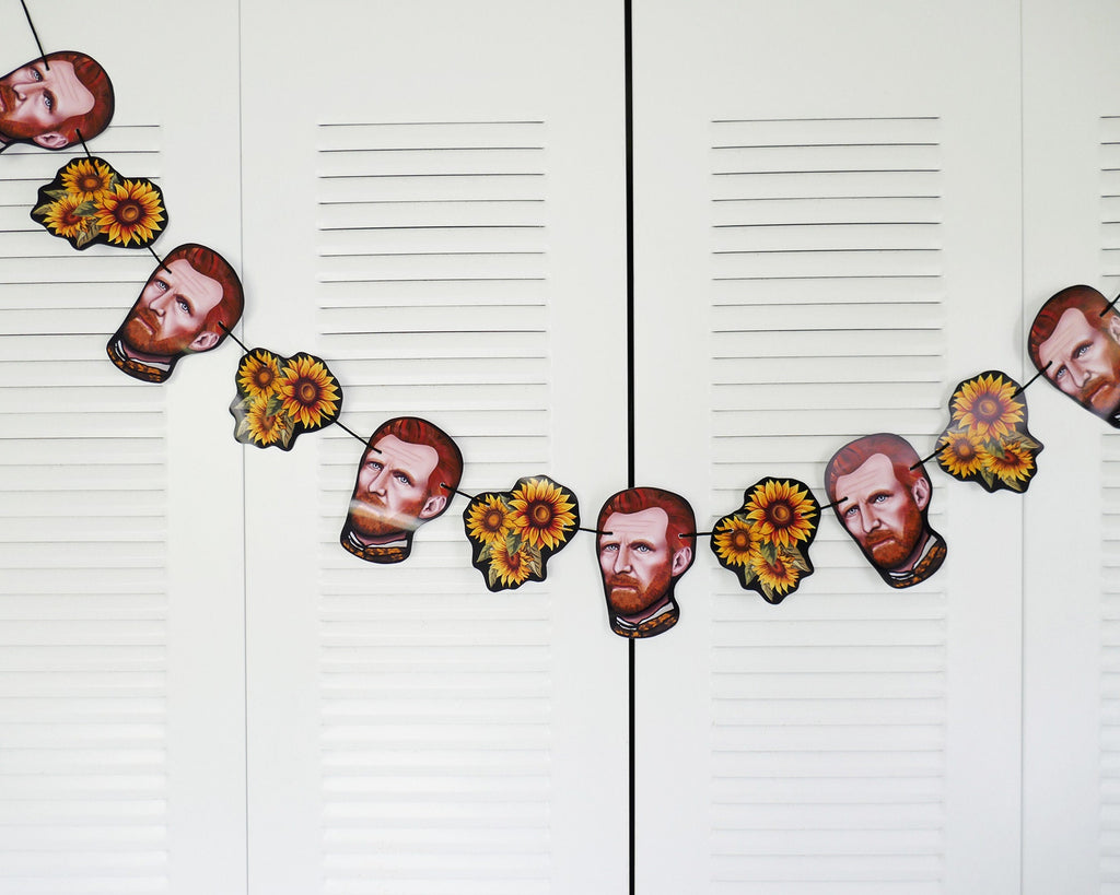 Van Gogh Garland | Dutch Post-Impressionist Art Party Bunting