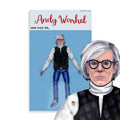 Andy Warhol Magnet Doll | Articulated Paper Idol, Pop Art Decor
