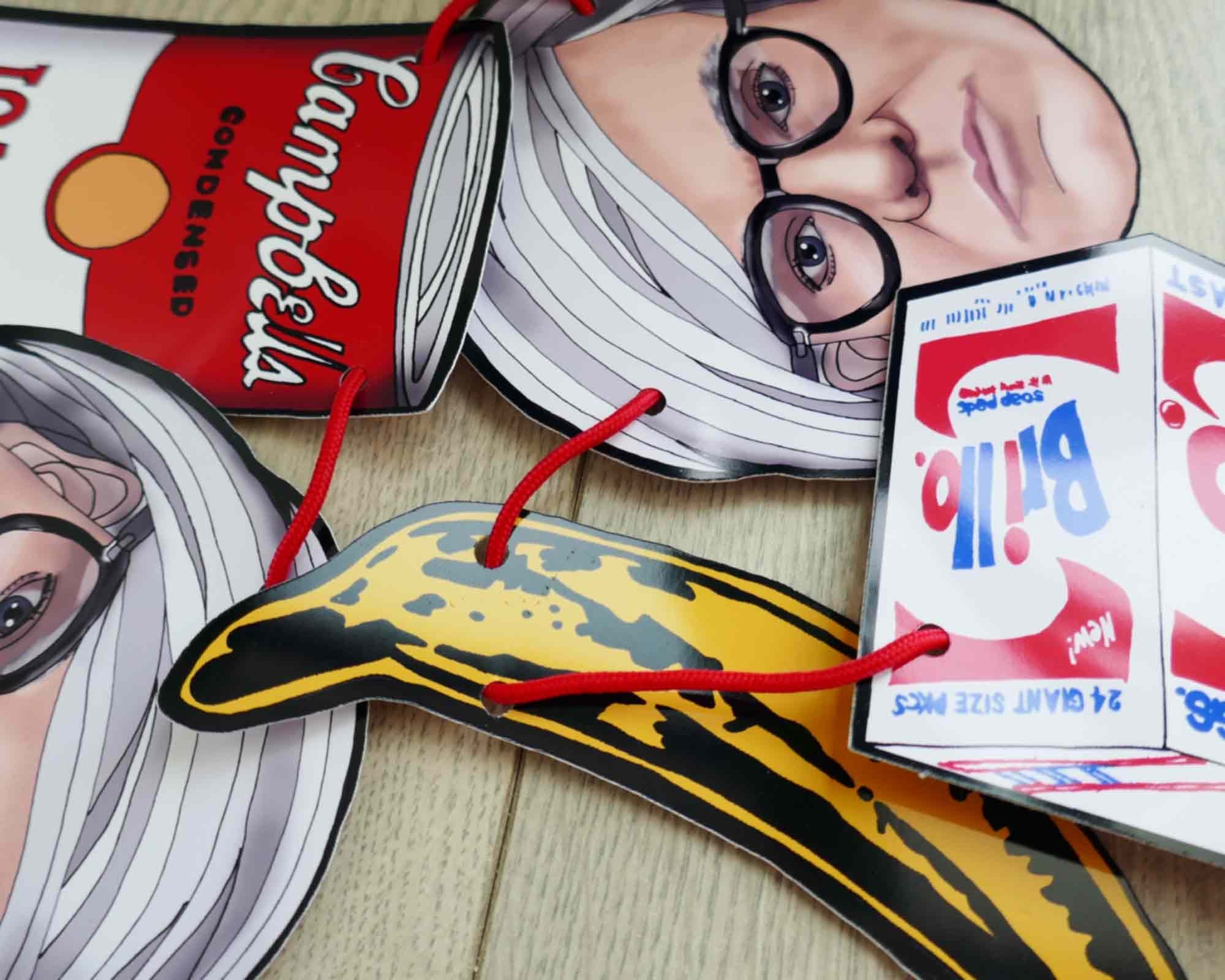 Pop Art Artist Garland: 60s Style Party Decor