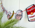 Pop Art Artist Garland: 60s Style Party Decor