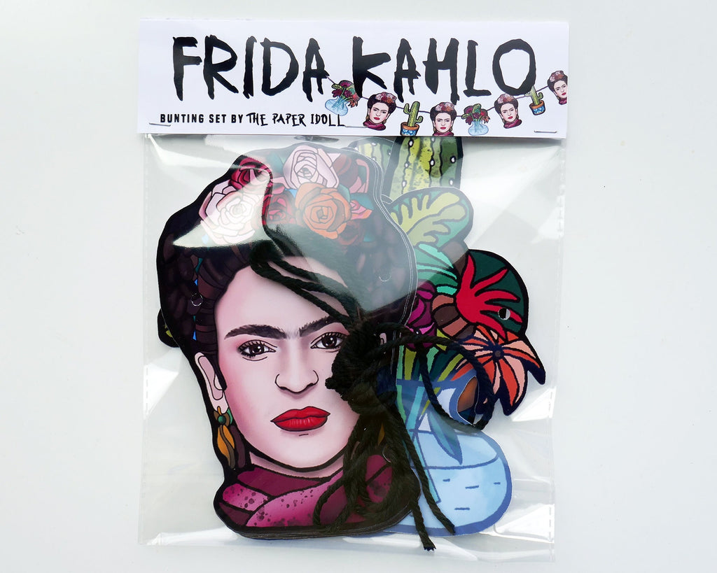 Mexican Artist Garland | Frida, Cacti, and Bouquet Bunting