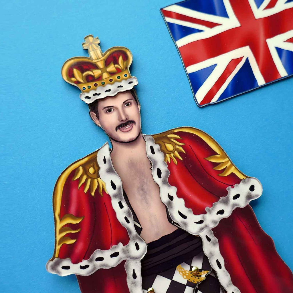 Articulated Freddie Mercury Magnet Doll | Music Lover Decor