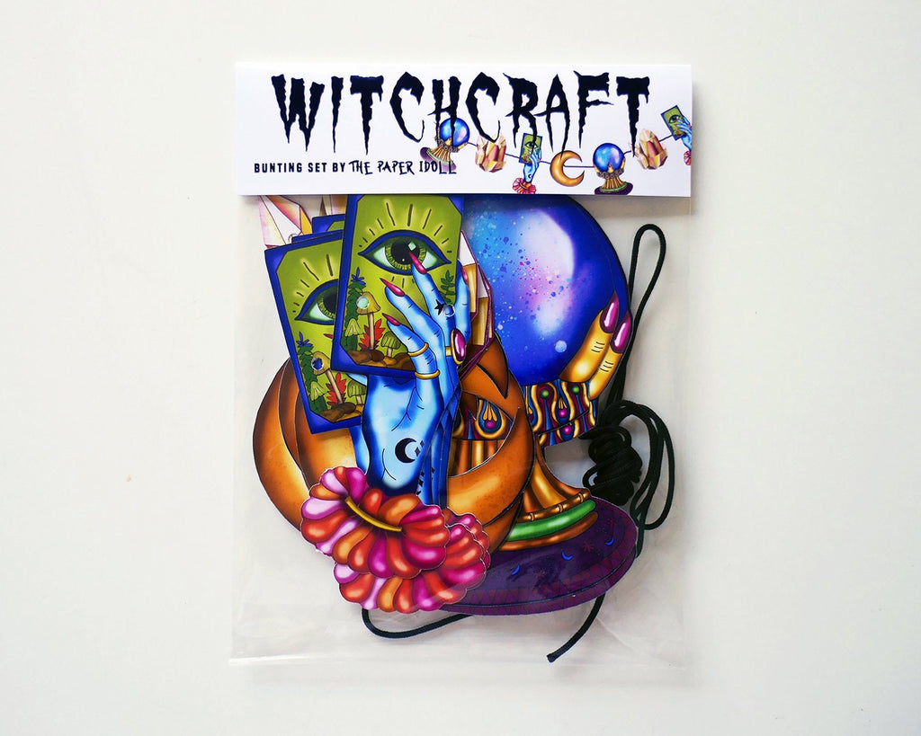 Witchcraft Garland: Witchy Vibes Halloween Party Decor