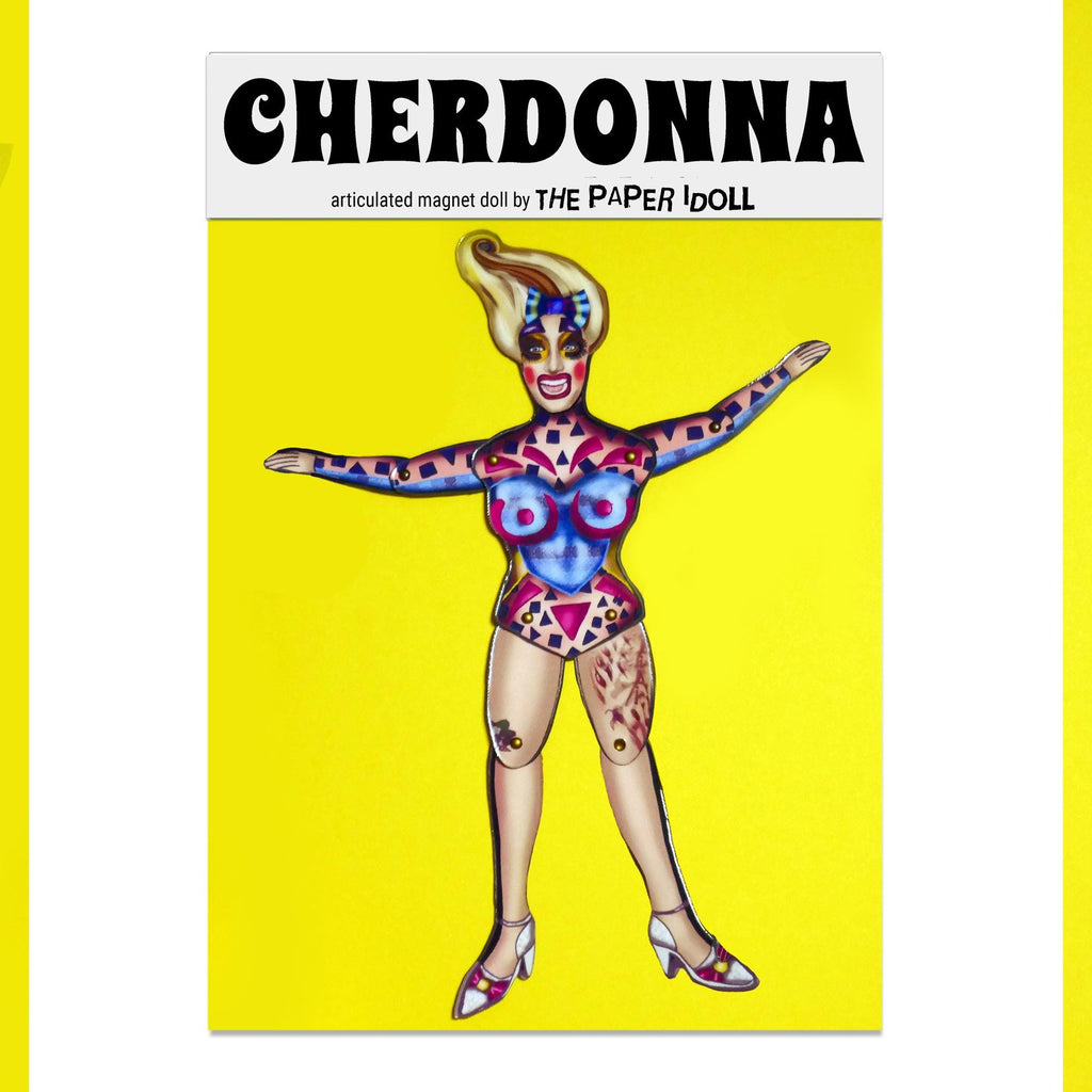 Interactive Magnet Set Cherdonna, Iconic Seattle queer performance artist