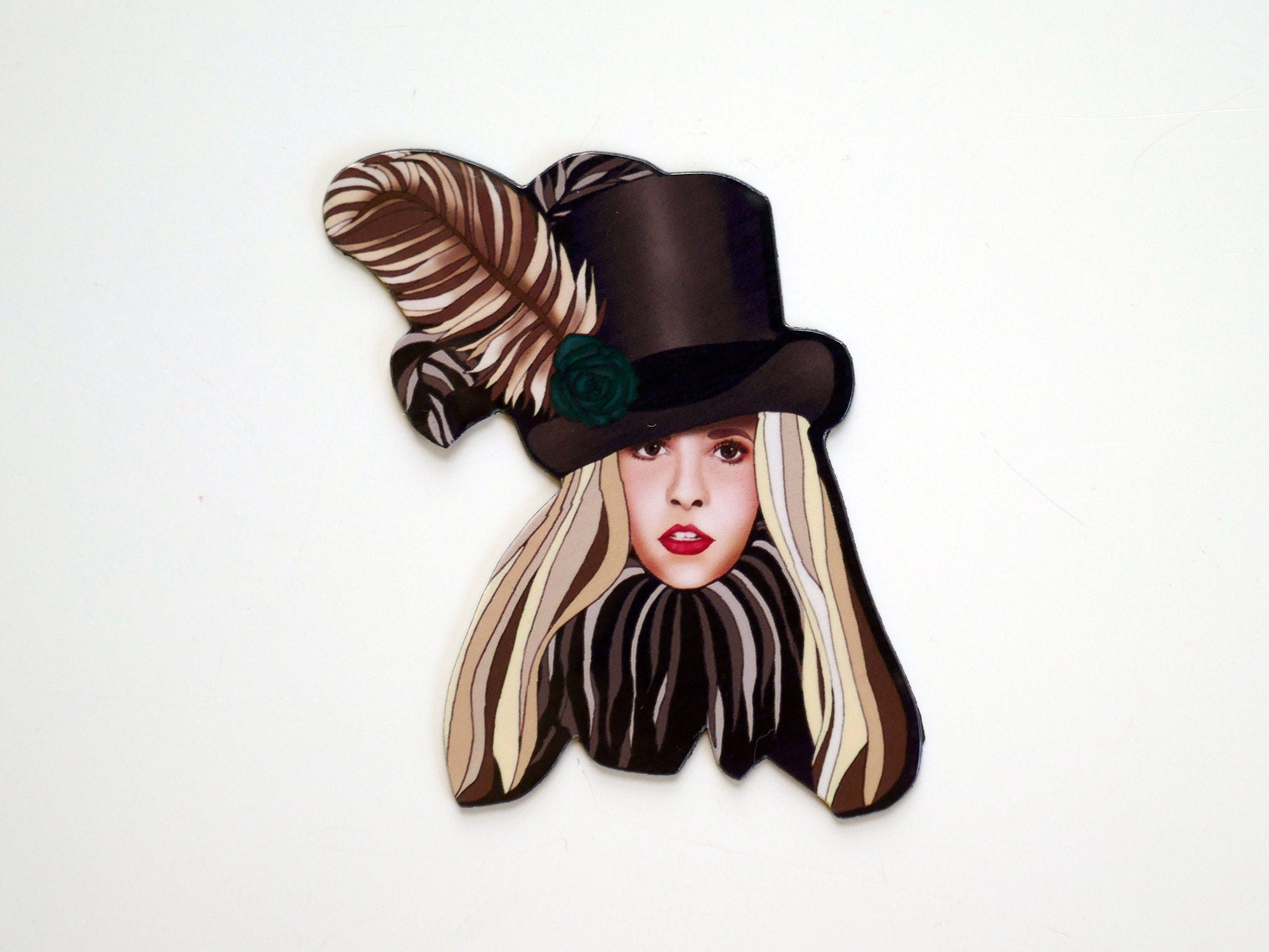 Rock Goddess Refrigerator Magnet | 80s Music, USA Made