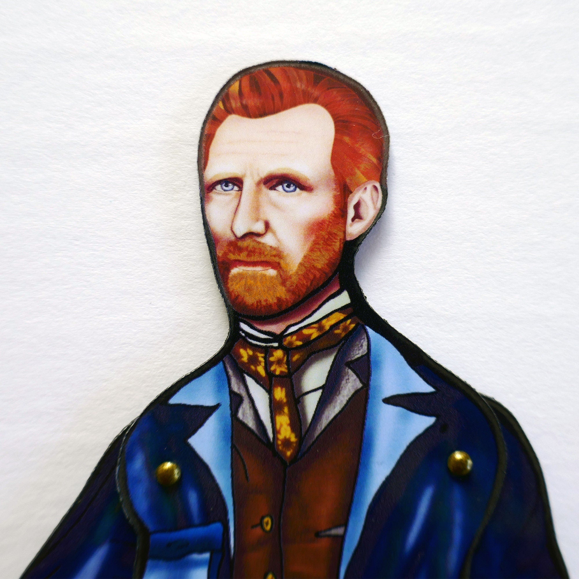 Articulated Van Gogh Magnet Doll | Iconic Artist Decor