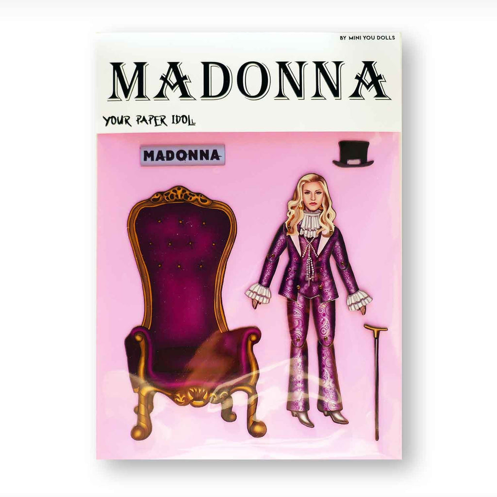 Interactive Magnet Set/Doll Queen of Pop | Iconic pop singer-inspired refrigerator magnet | Music-themed home decor | Music lover room decor