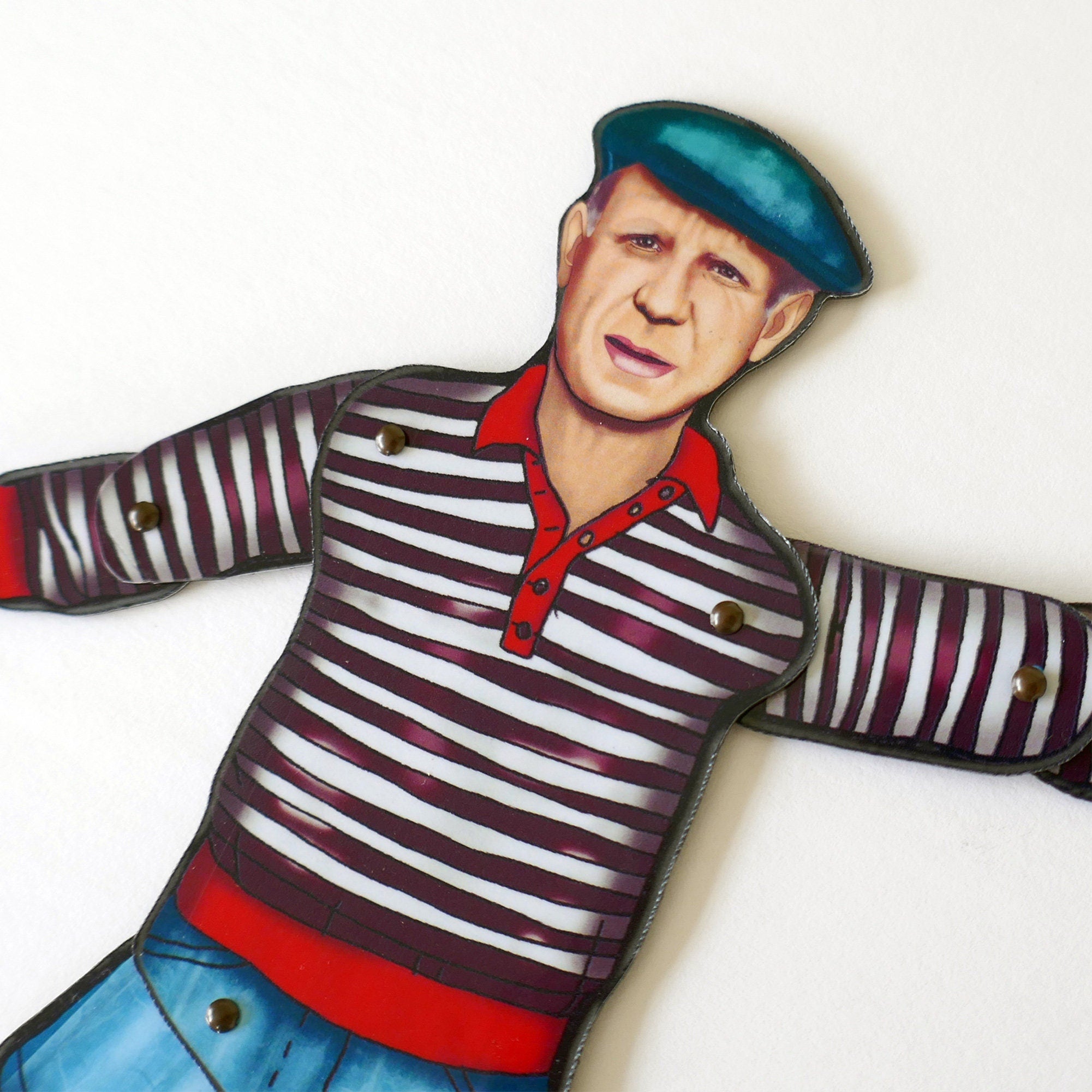 Articulated Picasso Magnet Doll | Modern Art Home Decor
