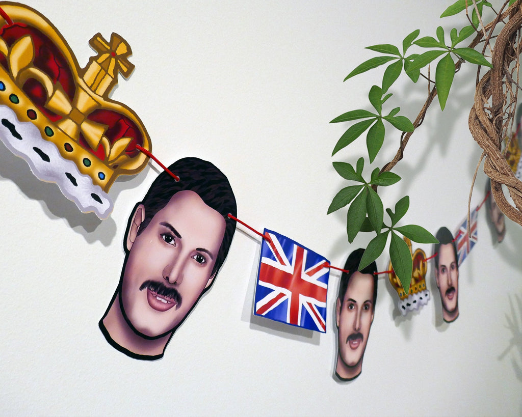 British Rockstar Garland | 80s Music Party Decorations